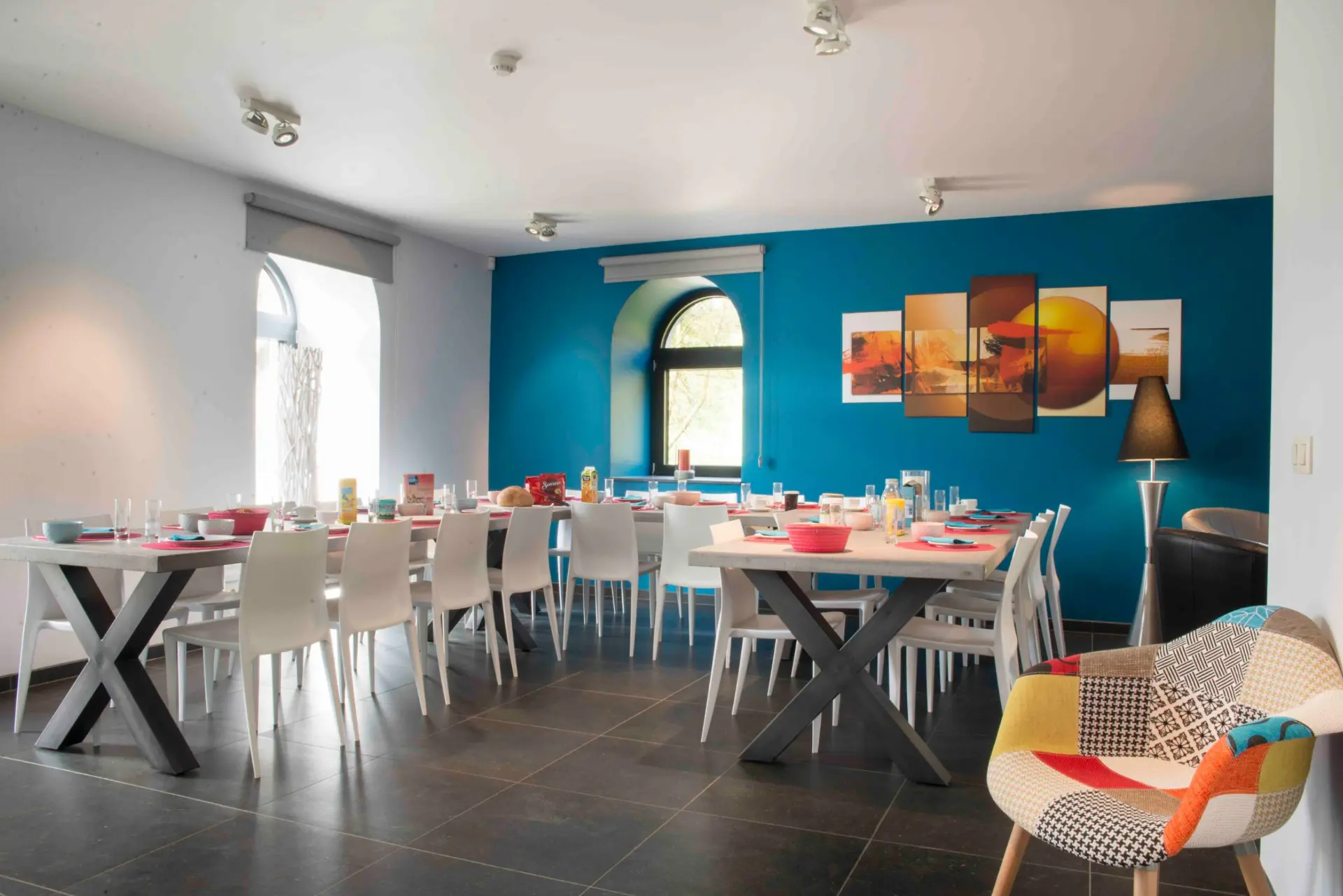 Salle à manger de la Ferme de Randoux